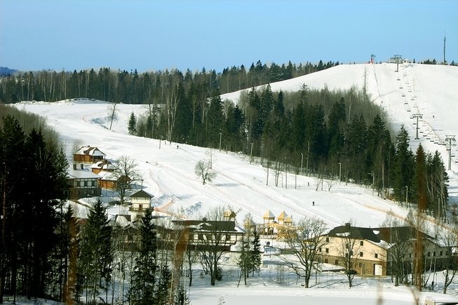 The ski resort 