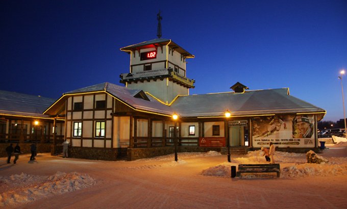 The ski resort 